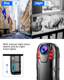 Boblov L02 y visão noturna infravermelha Lente Full HD Mini Câmera Dash Cam Pequena Filmadora 125 graus grande angular Bodycam Polícia