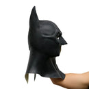Máscara de morcego arnês material de látex adulto halloween cosplay adereços bruce wayne máscara de cabeça cheia masquerade camuflagem festa traje