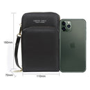 Buylor Crossbody Bolsa para Celular Mini Bolsa de Ombro de Verão Titular de Cartão Carteira de Couro PU Pequena Bolsa de Telefone Feminina Bolsa Mensageira