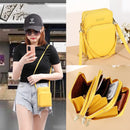 Buylor Crossbody Bolsa para Celular Mini Bolsa de Ombro de Verão Titular de Cartão Carteira de Couro PU Pequena Bolsa de Telefone Feminina Bolsa Mensageira