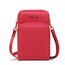 Buylor Crossbody Bolsa para Celular Mini Bolsa de Ombro de Verão Titular de Cartão Carteira de Couro PU Pequena Bolsa de Telefone Feminina Bolsa Mensageira