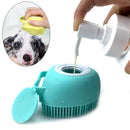 Escova macia de silicone para animais de estimação para cães, gatos e etc