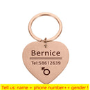 Etiqueta personalizada de identificação de cachorro de gato de estimação chaveiro com nome de identificação de animal de estimação gravado para gato filhote de cachorro coleira de cachorro pingente chaveiro de osso acessórios para animais de estimação.